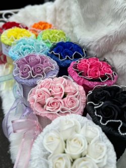 画像2: 推しカラービジューブーケ　５０００円［名古屋市内への配達］