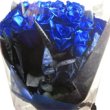 画像2: 【キラキラ☆ラメ仕様】人気の青バラ【ブルーローズ】50本キラキラ花束17500円