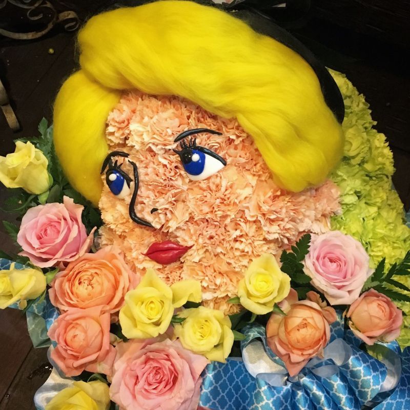 キャラクターアレンジメント 不思議の国のアリス 名古屋の花屋 花広場mahiru オーダーメイド作品