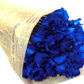 画像5: 【キラキラ☆ラメ仕様】人気の青バラ【ブルーローズ】30本キラキラ花束11400円