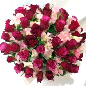 還暦祝いに 60本のバラ花束 花広場mahiru